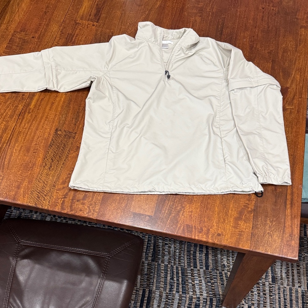 Nike Golf Light Beige Quarter-Zip Pullover